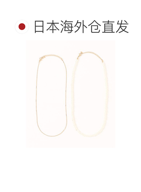 LOWRYS FARM 女士不锈钢珍珠组合项链 616448