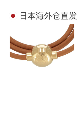 日本直邮Loewe 鹅卵石纹皮革手镯小牛皮男女通用JJ07240X01 0020