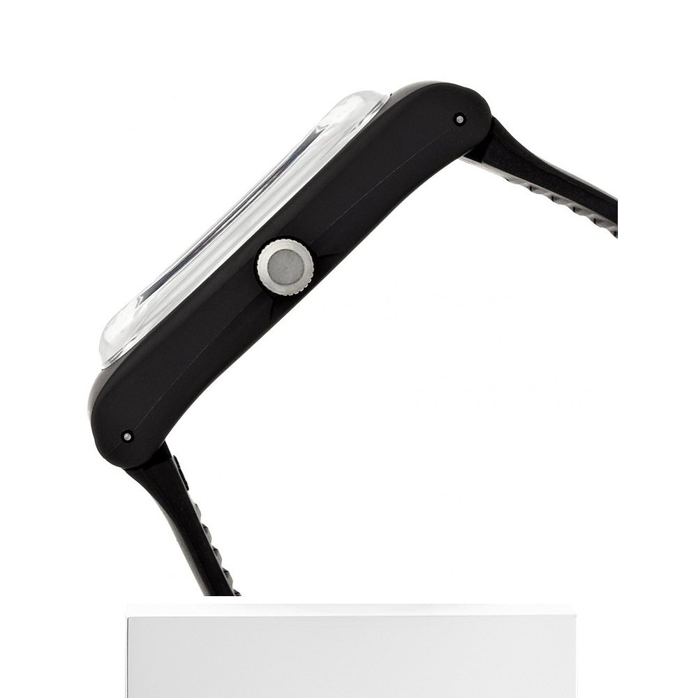 天猫国际日本直购日本直购swatch斯沃琪男士黑色表带白色简约表盘手表腕表 SUOB7053