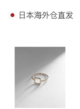 日潮跑腿COCOSHNIK 方形开口戒指宝石图章