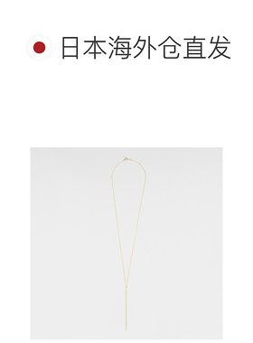 日本直邮日潮 agete 阿卡朵K10项链黄色 均码吊坠饰品简约珍珠