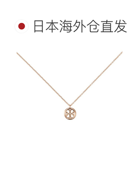 【99新未使用】日本直邮Tory Burch MILLER PAVE 徽标吊坠项链137
