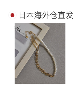 日本直邮VIS 女士 珍珠链条项链 2026ABVZ36030