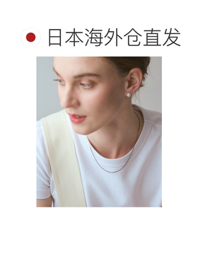 日本直邮agete 阿卡朵 女士银质项链 螺旋纹复古链条 可叠戴搭配