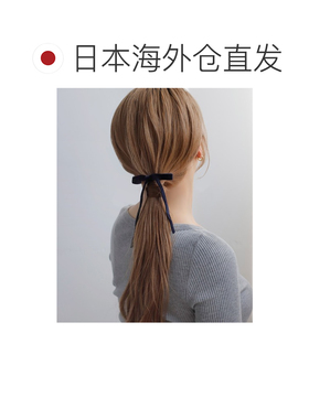 日本直邮ANE MONE 女士天鹅绒蝴蝶结迷你发夹 OG3【付后1h可退】