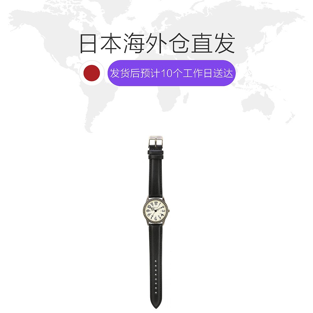 天猫国际日本直购日本直邮J·AXIS日韩腕表经典设计手表HL130-BK黑色男士腕表1
