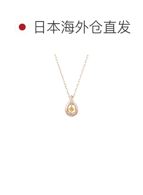日本直邮【11 月诞生石】K10 玫瑰金项链 4℃