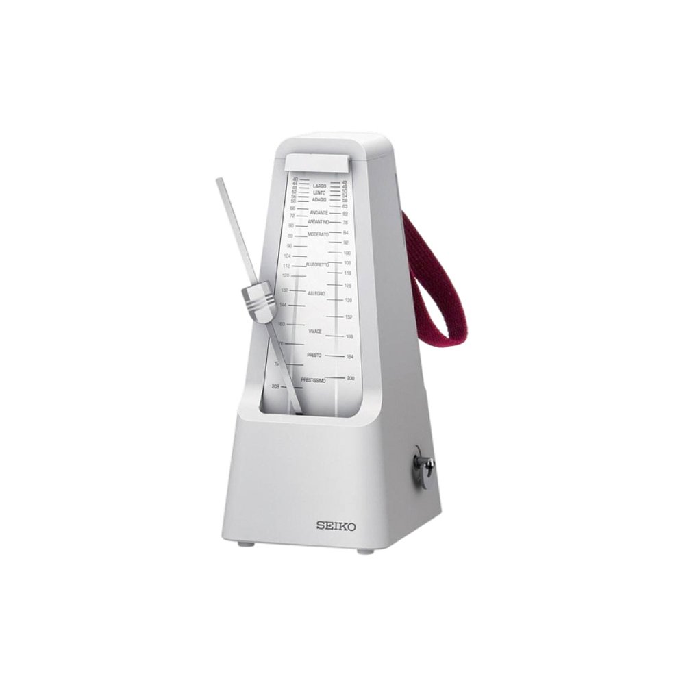 天猫国际日本直购日本直邮SEIKO精工节拍器摆SPM400W白色声音洪亮节拍精准操作简单0
