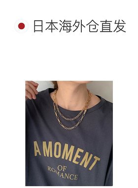 1h可退 日本直邮DouDou女士设计链条两用项链 DDZ1051411A0001