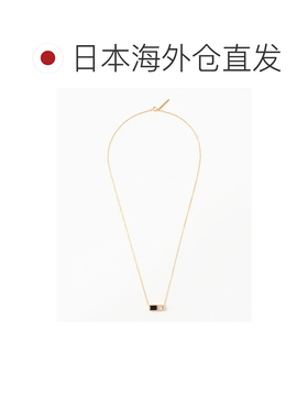 1h可退 日本直邮FIBULA 女士 黑玛瑙×水晶镀金项链 64423135975