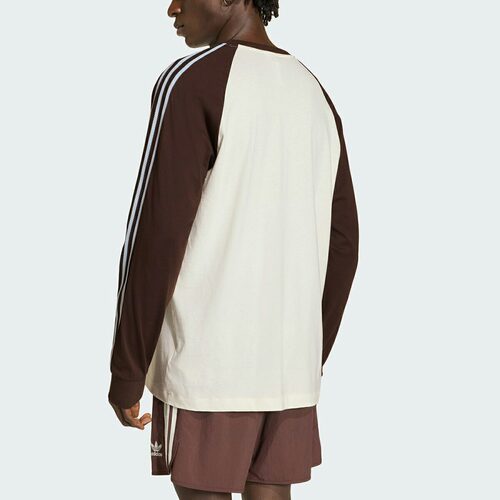 日本直邮adidas BRITCORE 长袖 CALI T恤 OWHITE/AUCO kv4446 - 图3