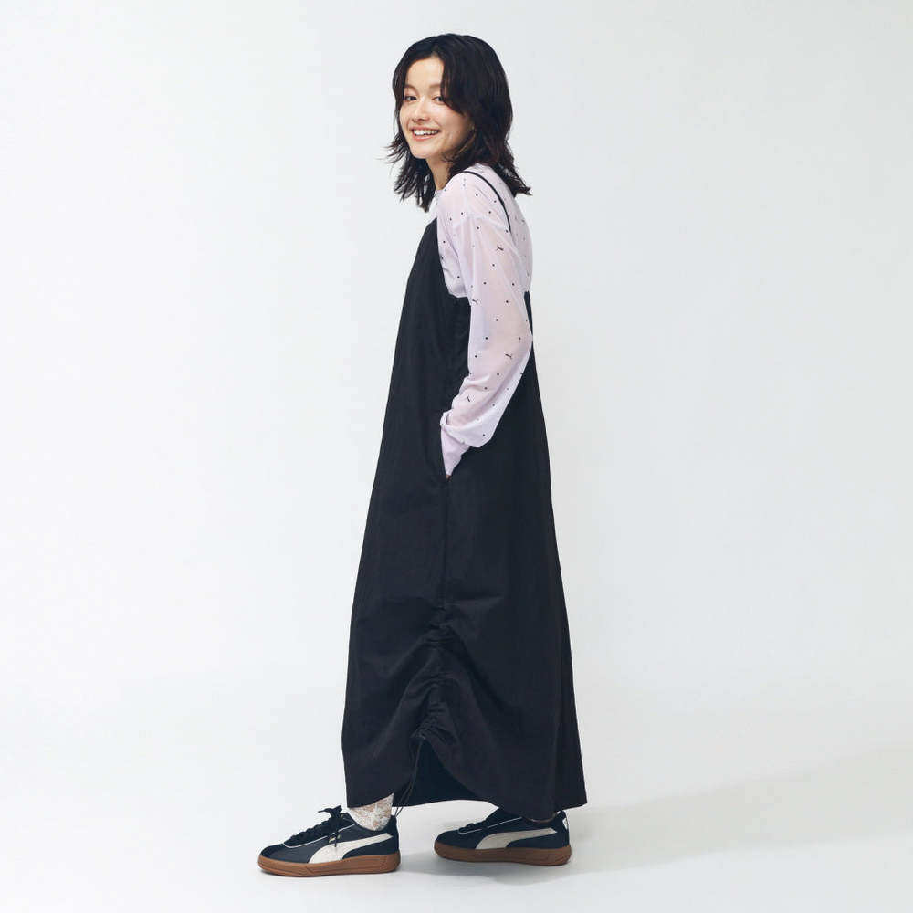 日本直邮PUMA 女士秋季网眼线条针织吊带连衣裙 690179 运动服装,淘宝优惠券,粉丝福利购,淘宝优惠卷