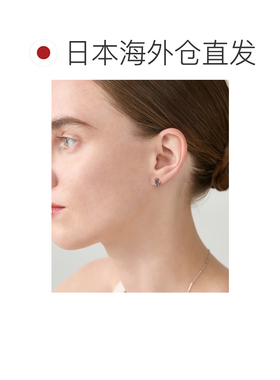 日本直邮agete 阿卡朵 女款 多彩宝石耳钉 102641【付后1h可退】