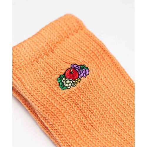 日本直邮FRUIT OF THE LOOM 3双底堆花/丽雪尔刺绣圆领短袜袜子 - 图2