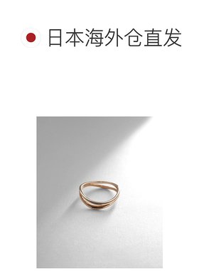 日潮跑腿COCOSHNIK 分层波浪戒指 10叠戴