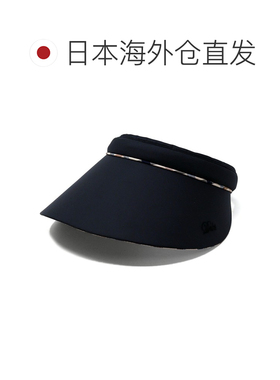日本直邮DAKS 夹式空顶帽 格纹 黑色 防紫外线 防水加工 遮阳防晒
