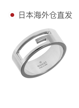 日本直邮古驰 (Gucci) 男女士戒指 032660-09840 银色