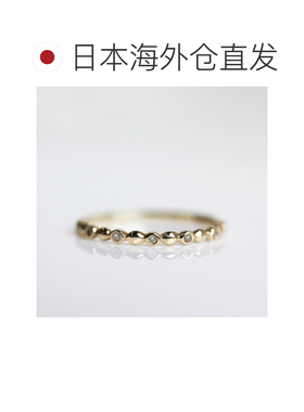1h可退 日本直邮cui-cui 钻石 dot 戒指 K10YG 黄金 世界小钻石设
