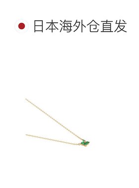 日潮跑腿vendome K18 黄金彩色宝石祖母绿项链绿色 43cm AGVN6533