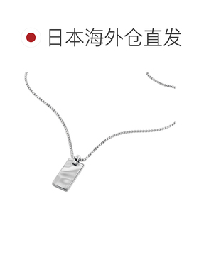日本直邮Calvin Klein 项链吊坠配饰 METALLIC WAVES 35100033