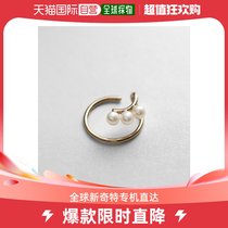 Day Tide Running Leg COCOSHINIK 3 Stone Pearl Spiral Ear Clip (one ear) 00