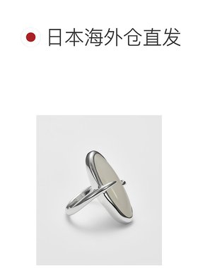 1h可退 日本直邮agete 阿卡朵 女士月光石银戒 温柔拥抱设计 1025