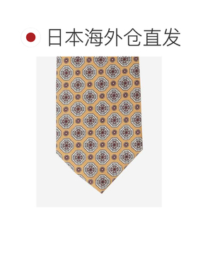 日本直邮MACKINTOSH LONDON 徽章图案印花领带 棕色