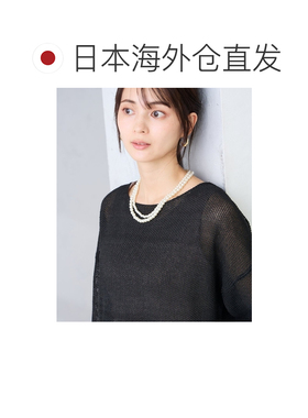 日本直邮a.v.v 女士 珍珠风格双层长项链 KS2GD10029