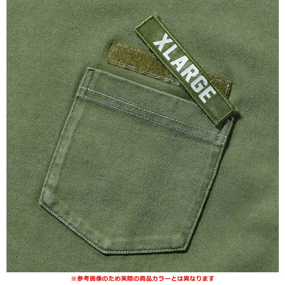 日本直邮XLARGE 口袋短袖 T 恤 [101252011038 SU25] MILITARY PO - 图2