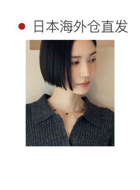 日本直邮studio CLIP 女士 花朵珠饰项链 黄铜镀金支付后1h可退
