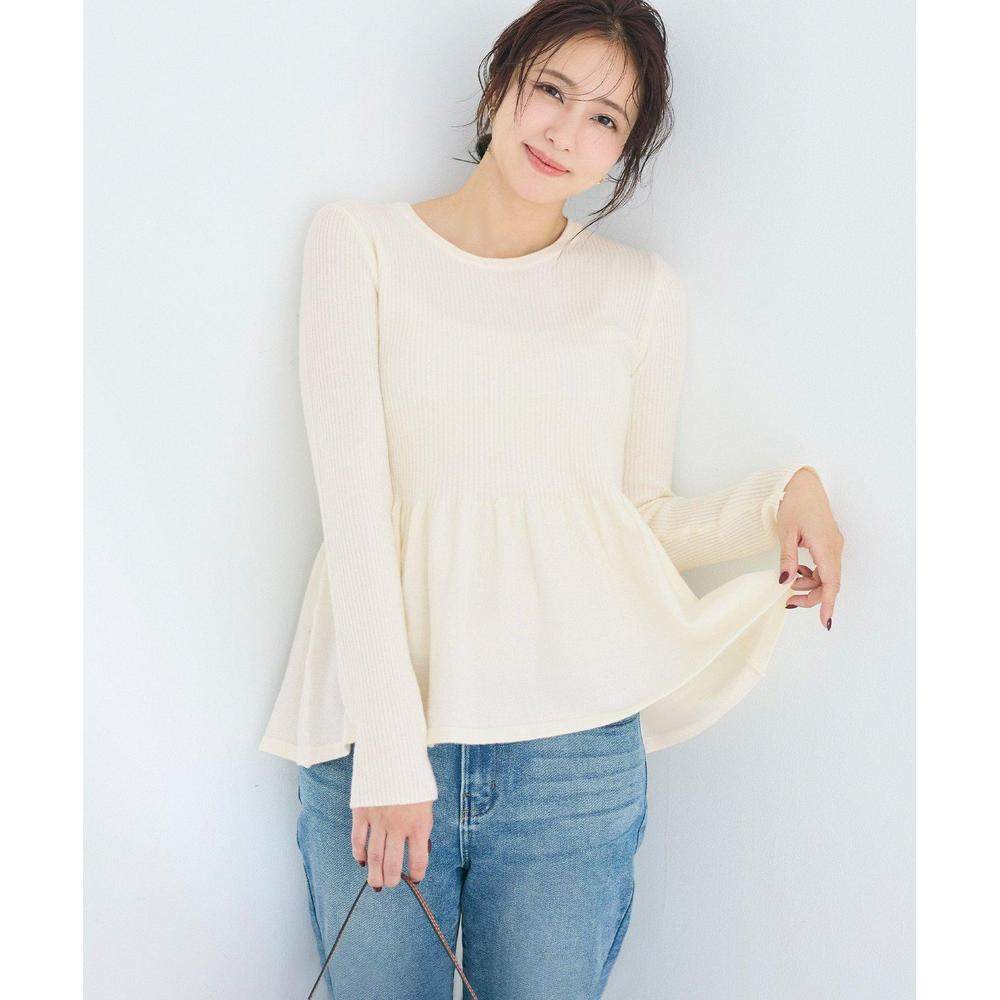 1h可退 日本直邮coca 荷叶边褶皱 针织 上衣,淘宝优惠券,粉丝福利购,淘宝优惠卷