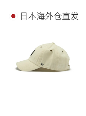 日本直邮'47 CLEANUP 纽约洋基 MLB Logo 棒球帽 Thin Cord 沙石
