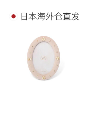 日本直邮Francfranc 亮片 天鹅绒边框 浅粉色