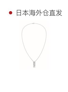 1h可退 日本直邮Calvin Klein 男装 不对称镜面设计 个性吊坠项链