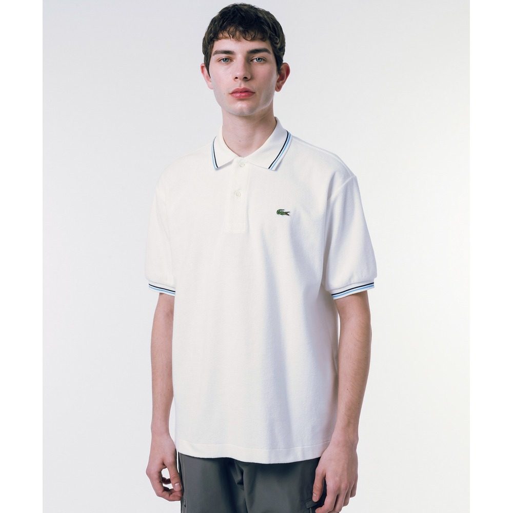 1h可退 日本直邮LACOSTE 男女同款高规格绒面松紧领短袖Polo衫 PH,淘宝优惠券,粉丝福利购,淘宝优惠卷
