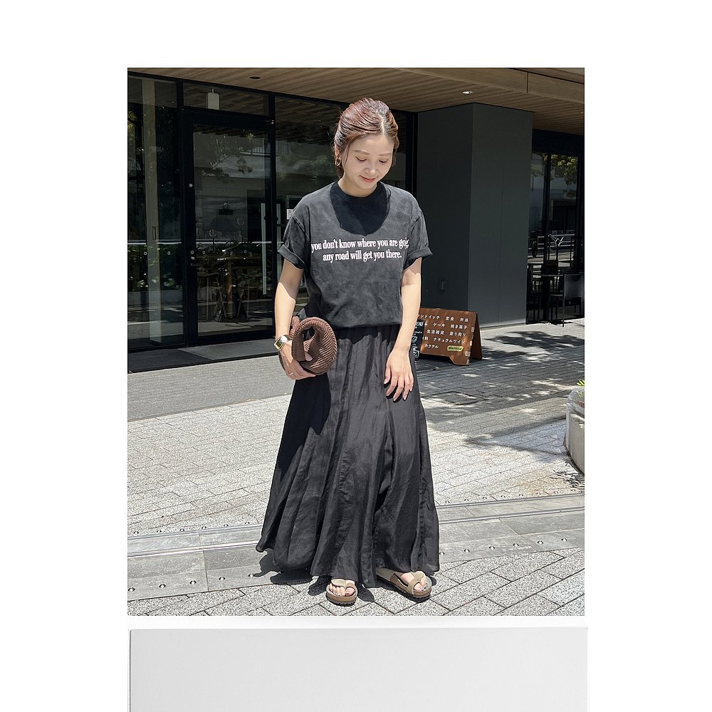 1h可退 日本直邮HANDTEX 女装 全棉宽松印花logoT恤 250704100048 - 图3