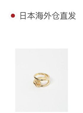 日本直邮Lapuis女士立体Coil系列时尚戒指 UW44235220101