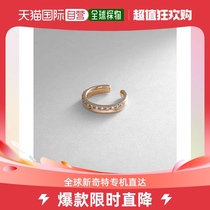 Day Tide Running Leg COCOSHINIK Diamond Round Line 2 Row Ear Clip (single ear) 00