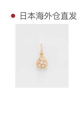 1h可退 日本直邮agete 阿卡朵 agete 女士K10翡翠钻石双面魅力吊