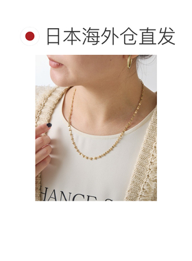 1h可退 日本直邮PAPILLONNER 女士设计感链条项链 精致简约日常搭