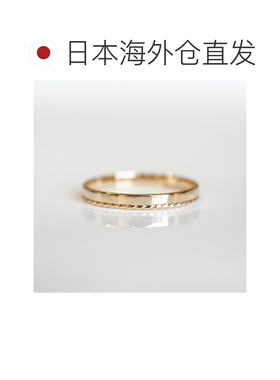 1h可退 日本直邮cui-cuiK10YG黄金戒指简约设计755407cuicui