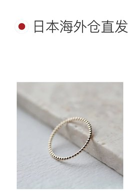 1h可退 日本直邮cui-cui K10YG黄金指环 简约设计可叠戴 756295