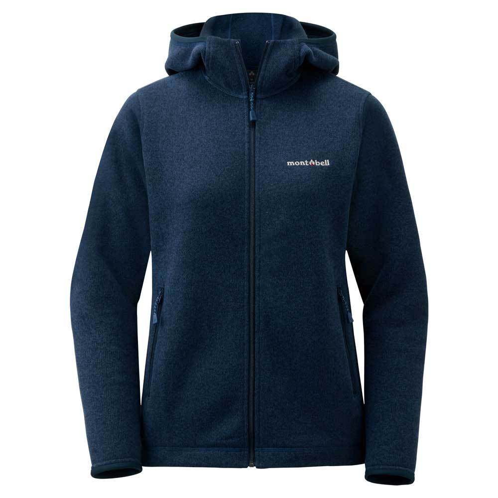 日潮跑腿Montbell蒙贝欧女士夹克衫针织连帽全拉链1106590外套,淘宝优惠券,粉丝福利购,淘宝优惠卷