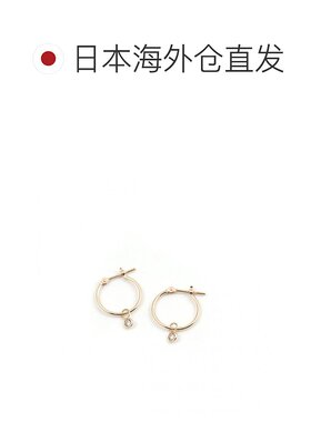 1h可退 日本直邮cui-cui 钻石0.06ct 10K金 黄金 蕾丝锁骨链 7755