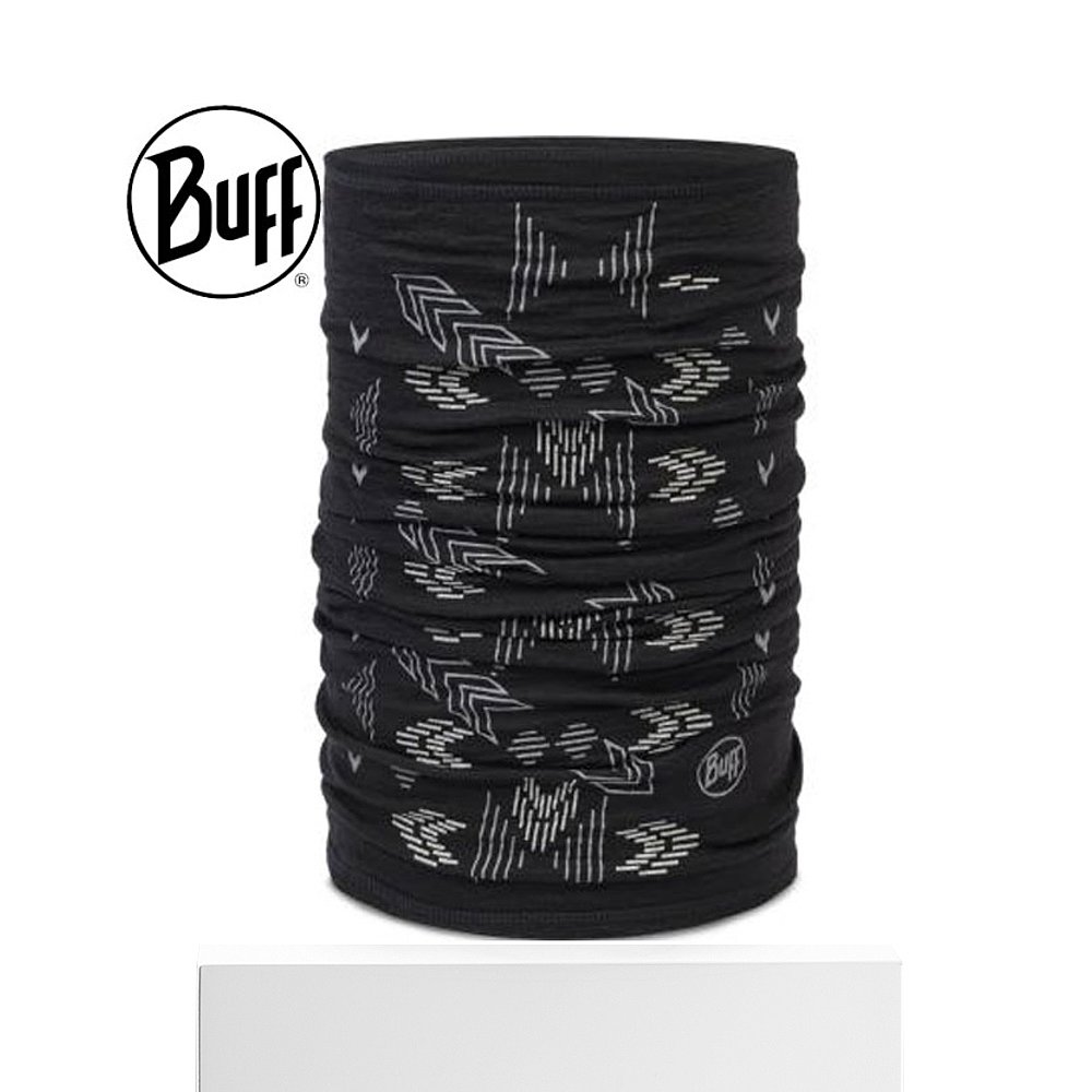 日本直邮BUFF 美利奴轻盈印花黑色围脖采用符合道德规范的美利奴1 - 图3