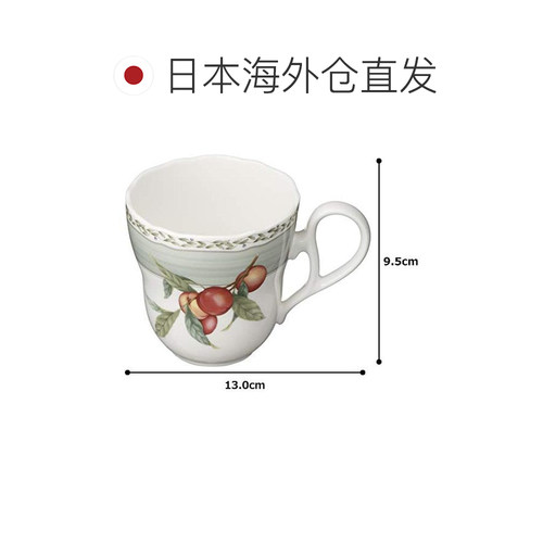 【日本直邮】Noritake则武 马克杯 375cc 绿 T97855/4911-1骨瓷 - 图1