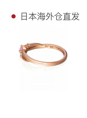日本直邮K10 粉色黄金戒指 4℃ 约德西 饰品 手表 R
