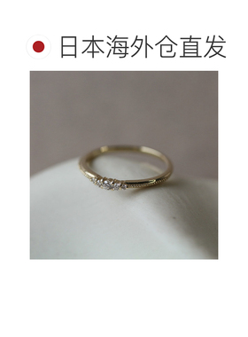 1h可退 日本直邮cui-cui 钻石五石戒指 K10YG 759479