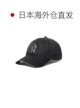 日本直邮NEW ERA MLB洋基队黑色水钻logo棒球帽9TWENTY 男女同款
