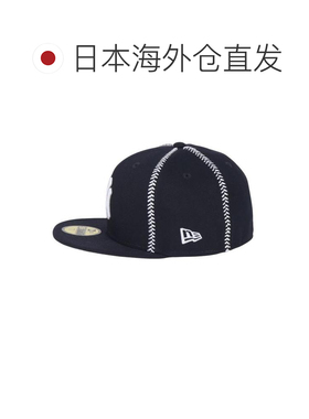 日本直邮NEW ERA 59FIFTY MLB Ball Stitch 纽约洋基队藏青色帽子
